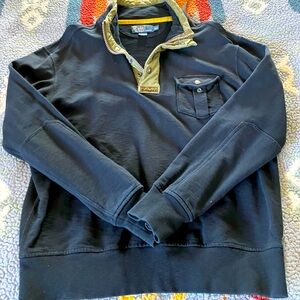 Polo by RL Moto style pull over with 1/2 zip placket front Henley style XL